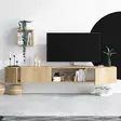 TV-taso, safiiritammi, 180 cm leveä, kestävä, antibakteerinen - TV-tasot - 8683342978781 - 3