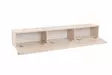 TV-taso Travertiini 180x42x31,4 cm - 100% Melamiinipinnoitettu Lastulevy, Puiset Jalat, Tyylikäs ja Kestävä - TV-tasot - 8684283431281 - 7