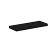 Tyylikäs Musta Seinä Hylly 100% Melamiinipinnoitettu Lastulevy 60x3,6x23 cm - Kestävä ja Monikäyttöinen Sisustuselementti - Seinähyllyt - 8684282258841 - 5