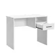 Valkoinen Opiskelupöytä - 100% Melamiinipinnoitettu Lastulevy, 16mm Paksuus, 90x75x52cm, Kestävä ja Tyylikäs - Työpöydät - 8684282178651 - 3