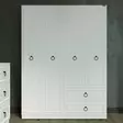 Valkoinen Vaatekaappi 140x185x52 cm - 100% Melamiinipinnoitettu Lastulevy, Useita Hyllyjä, 3 Pakettia - Vaatekaapit - 8683743537471 - 2