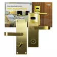 Yala-hotellin kulunvalvonta PNI CH2000R Gold avautuvalla kortinlukijalla oikealla puolella - PNI tuotteet - 5949066507281 - 1