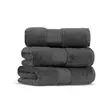 Ylellinen 100% Puuvillainen Kylpypyyhe, Anthracite, 450 gr/m², 70x140 cm, Konepestävä, Tyylikäs ja Imukykyinen - Pyyhkeet ja kylpytakit - 8681875945621 - 2