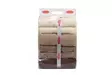 Ylellinen Kylpypyyhesetti 4 kpl - 100% Puuvillaa, 70x140 cm, Konepestävä, Kermabeige Ruskea, Erikoispakkaus - Pyyhkeet ja kylpytakit - 8681181534281 - 5
