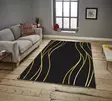 Ylellinen Monivärinen 100% Polyesteri Matto 100x140 cm - Digitaalinen Painatus, Konepestävä, Liukumaton Alapuoli - Suuret ja keskikokoiset matot - 8683342182461 - 2