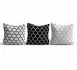 Ylellinen Monivärinen Tyynynpäällinen 3 kpl - 43x43 cm - Puuvilla/Polyesteri - Digitaalinen Painatus - Konepestävä - Koristetyynyt - 8683342759311 - 1