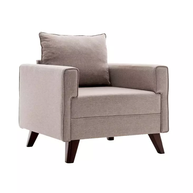 1-istuttava sohva, kerma, 82 cm leveä, kestävä, helppohoitoinen - Sohvat - 8681875547641 - 1