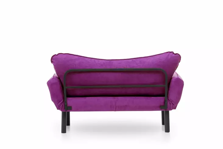 2-istuttava vuodesohva, violetti, 150 cm leveä, kestävä, mukava - Vuodesohvat - 8681875833171 - 1