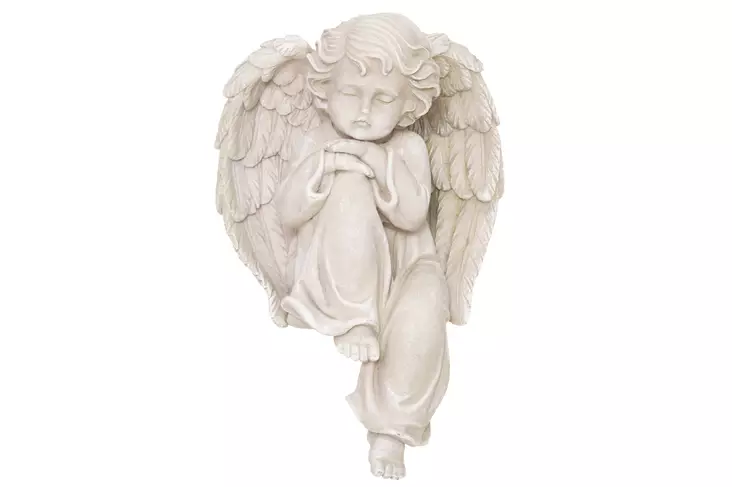 4Living Puutarhapatsas Istuva enkeli - Pihakoristeet - 6410416128061 - 1