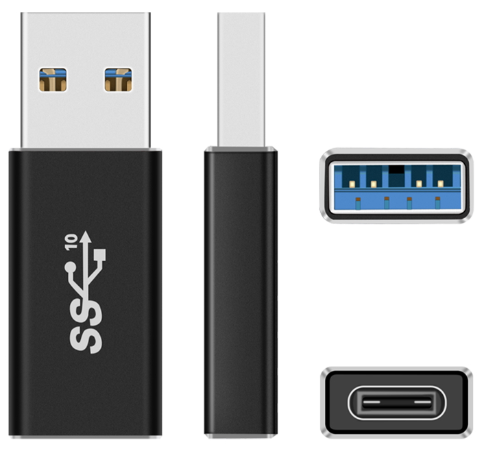 Adapteri USB-C USB 3.1A, Mobia - Adapterit - 6430076521781 - 1