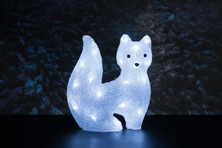 Akryyli kettu 30 LED 1 - Valokoristeet ja valohahmot - 6410413175631 - 1