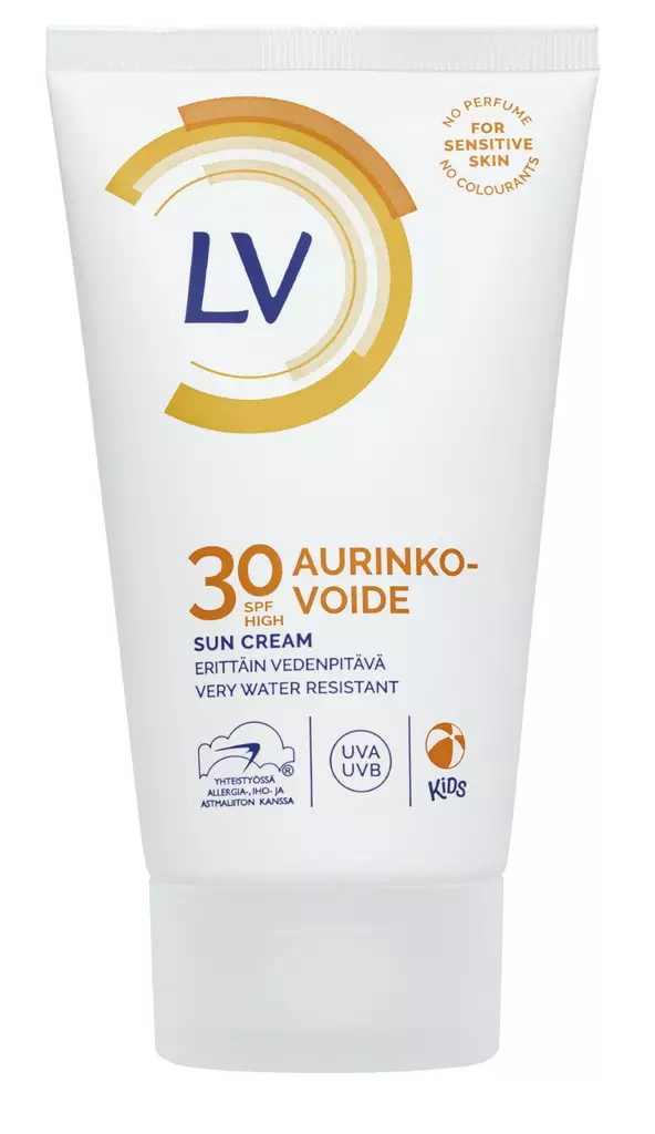 Aurinkovoidetuubi SPF30 150 ml LV - Vartalon hoito - 6414504786621 - 1