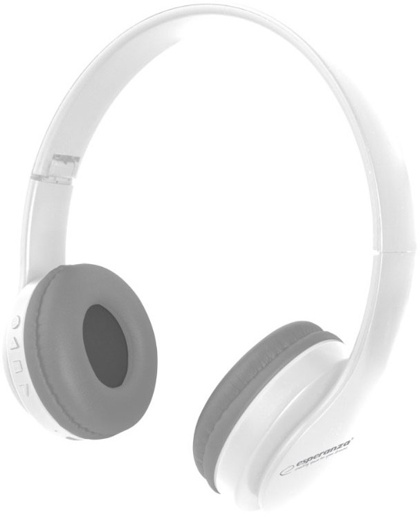 Bluetooth kuulokkeet 5.0 valkoinen Esperanza - Sankakuulokkeet - 5901299944981 - 1