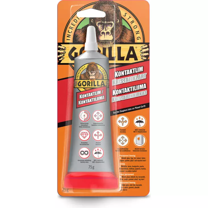 Gorilla kontaktiliima 75g - Liimat - 5704947010591 - 1