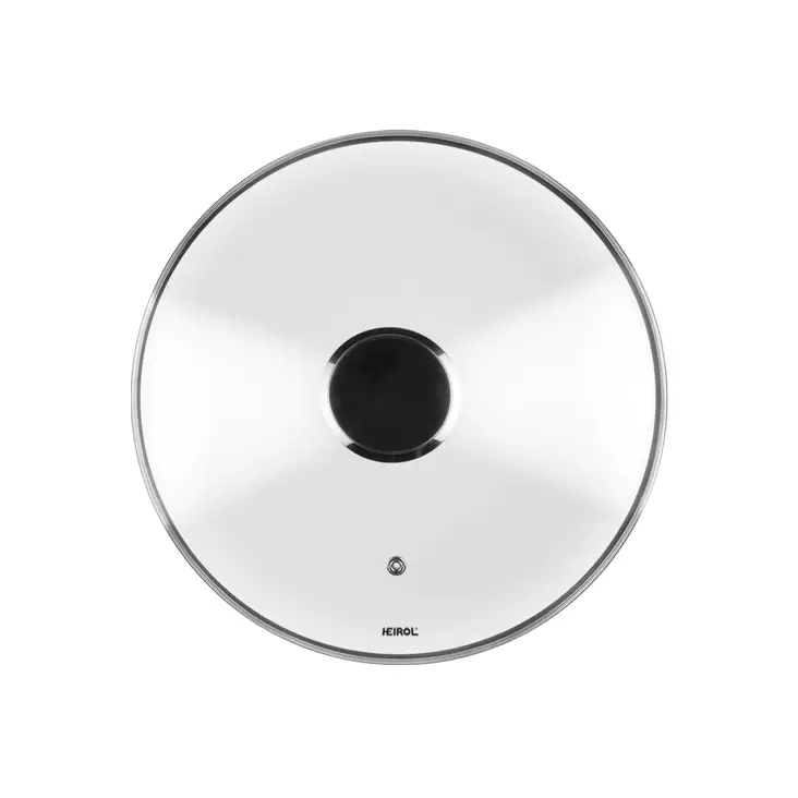 Heirol Lasikansi teräsnupilla 24 cm - Kattilat ja padat - 2NDC-185171 - 2
