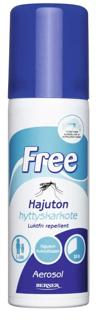 Hyttyskarkote Hajuton Free 50 ml - Torjunta-aineet - 6414504818711 - 1