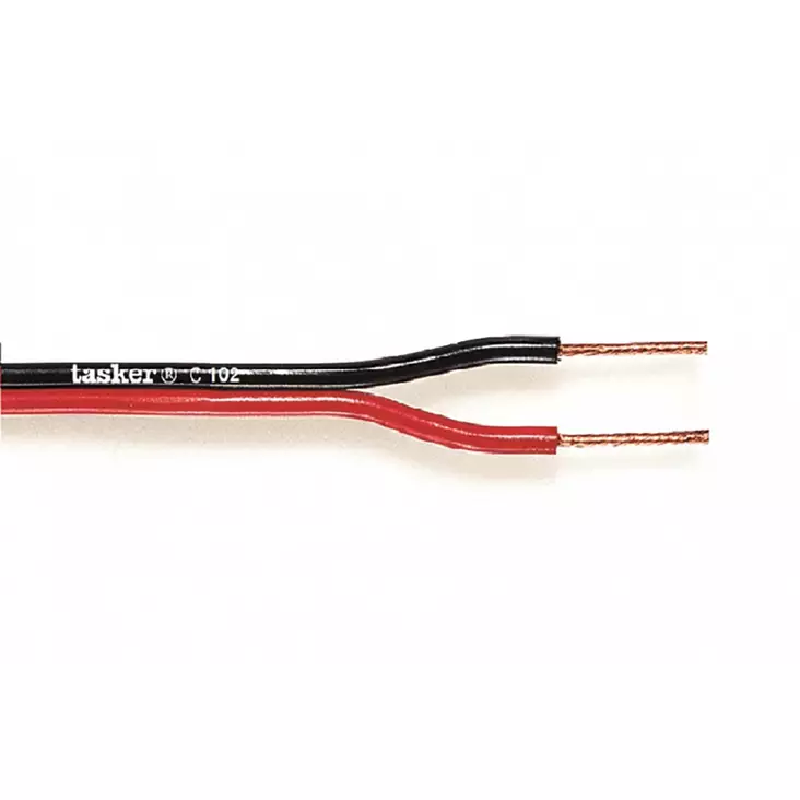 Kaiutinkaapelikela 2x 2.50 mm² 100 m Musta/Punainen - Audiokaapelit - 8010246014121 - 10
