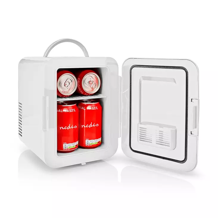 Kannettava minijääkaappi | 4 l | 12 V DC / 100 - 240 V AC | Valkoinen - Jääkaapit ja pakastimet - 5412810335961 - 1