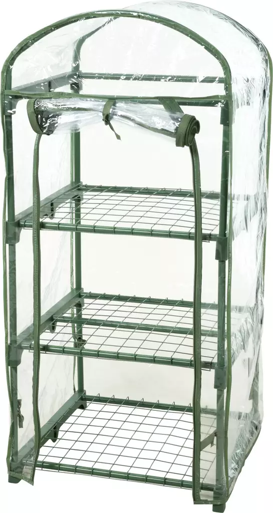 Kasvihuone 3 hyllyä 69x49xh105 cm - Kasvihuoneet - 8720573943901 - 1