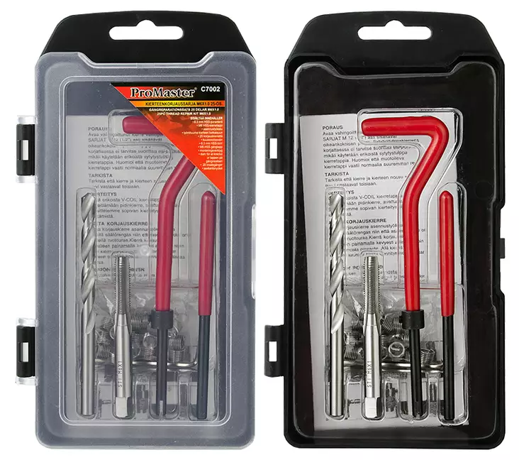 Kierteenkorjaussarja m6x1.0 25-os. - Kierretyökalut - 6420286870021 - 1