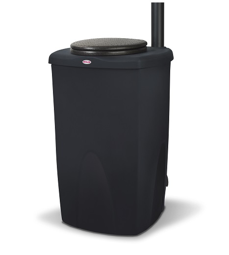 Kompostik=C3=A4ym=C3=A4l=C3=A4 Biolan eco tummanharmaa=20 - Kuivakäymälät - 6411960057951 - 1