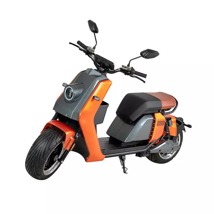 Kruiser Forte mopo 45km/h Oranssi Grafiitti 1,2 kWh akulla - Sähköskootterit ja -mopot - 6438431034761 - 1