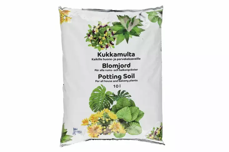 Kukkamulta 10 L - Mullat ja ravinteet - 6410411939341 - 1