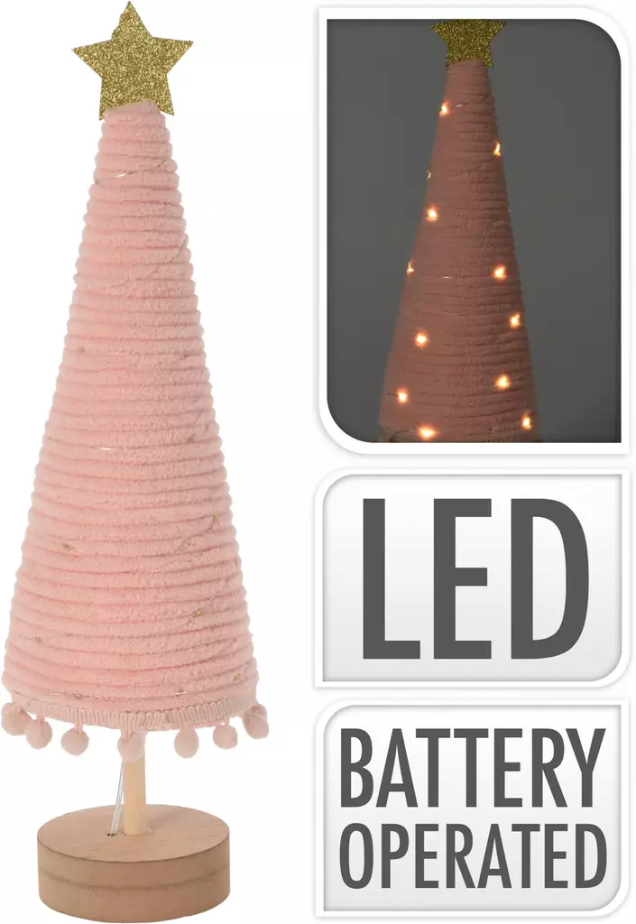 Kuusi 20led pinkki - Valopuut ja valo-oksat - 8720573324311 - 1