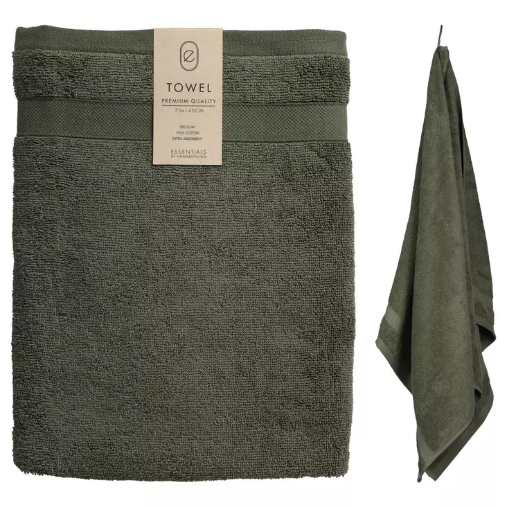 Kylpypyyhe 70x140 cm Army Green - Pyyhkeet ja kylpytakit - 8720573823821 - 1