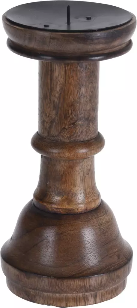 Kynttil=C3=A4njalka mangopuu 20cm - Kynttilät ja lyhdyt - 8719987570131 - 1