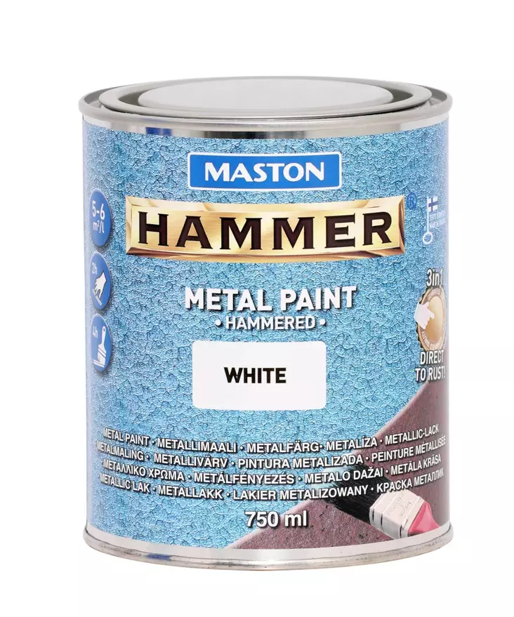 Maali Hammer Vasaralakka valkoinen 750ml - Maalit ja lakat - 6412490017651 - 1