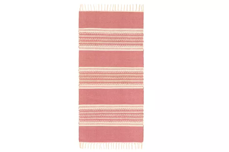 Puuvillamatto 70 x 140 rosa - Pienet matot ja käytävämatot - 6410413010321 - 1