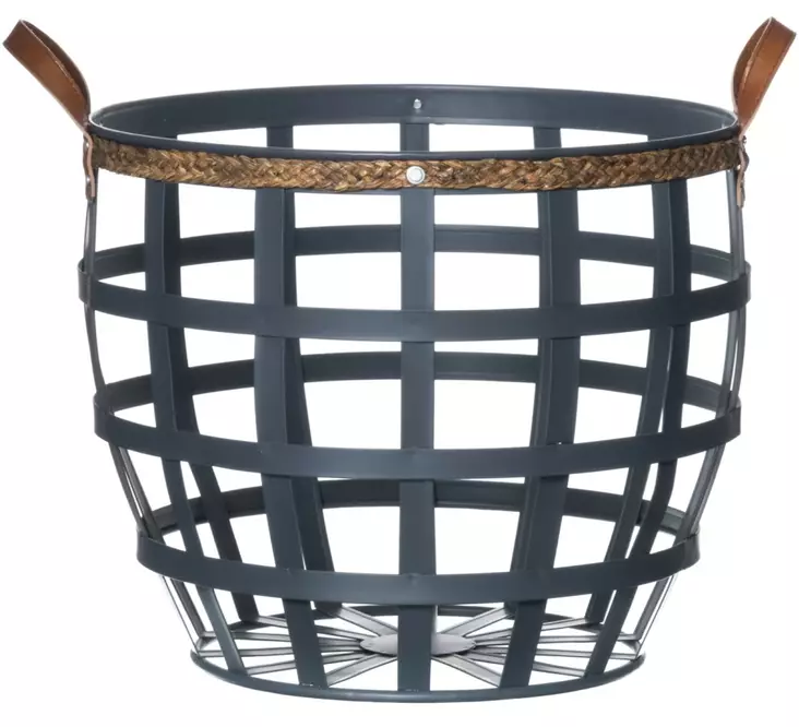 Metallikori sora 43 x 43 x 36,5 cm - Säilytyslaatikot ja korit - 6410413308961 - 1
