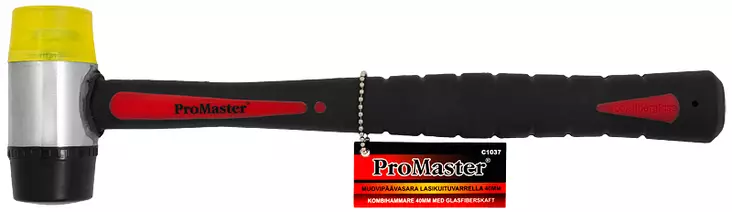 Muovipäävasara lasikuituvarrella 35mm - Vasarat - 6420286010151 - 1