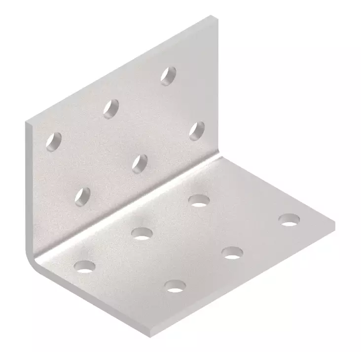 Naulauskulma Kuumasinkitty 40 x 40 x 60 - Naulauslevyt ja kulmaraudat - 4741280714411 - 1