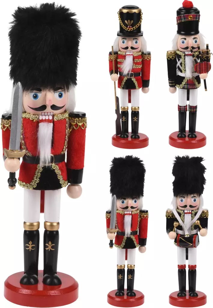 Pähkinänsärkijä 25cm Scottish puuta - Koristeet, koriste-esineet - 8719987447761 - 1