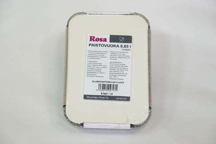 Paistovuoka 0,85 l Rosa - Leivinpaperit, muovit, foliot - 690-0083-31 - 1