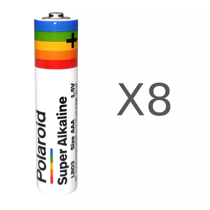 Paristo Polaroid AAA 8-pack - Alkaliparistot - 6438168100661 - 1