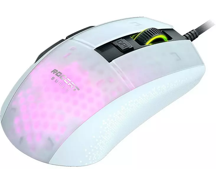 Pelihiiri Burst Core Roccat valkoinen - Pelituotteet - 731855507511 - 1