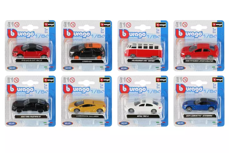Pikkuauto 1:64 Bburago - Pikkuautot - 4893993590001 - 1
