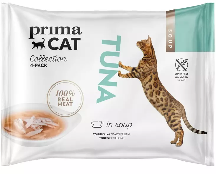 PrimaCat Soup Tonnikalaa liemess=C3=A4 - Koiran ruoat ja ateriat - 6430069581341 - 1