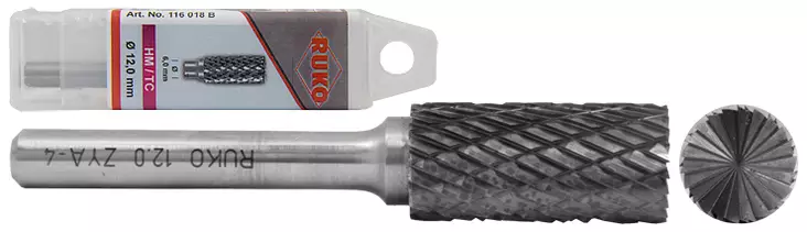 Pyöröviila lieriö/kl 12mm - Erikoisterät ja porat - 4007140118431 - 1