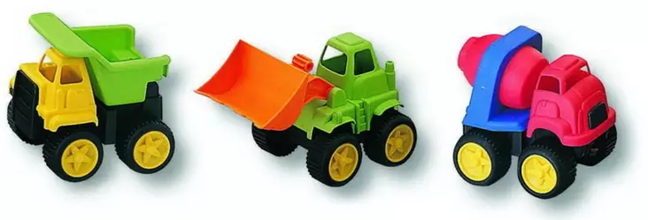 Rakennusautot 3 erilaista - Pikkuautot - 008521303181 - 1