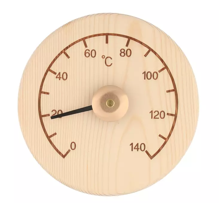 Saunan l=C3=A4mp=C3=B6mittari m=C3=A4nty - Saunatekstiilit ja saunatarvikkeet - 6410413192041 - 1