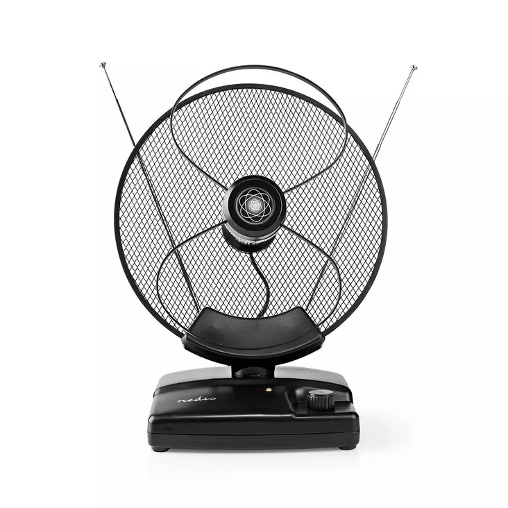 Sisäantenni | Aktiivinen | FM / UHF / VHF | Vastaanottoalue: 0-25 km | LTE700 | Vahvistus: 36 dB | Vahvistuksensäätö | ABS-Muovi | Musta - Sisäantennit - 5412810309351 - 1