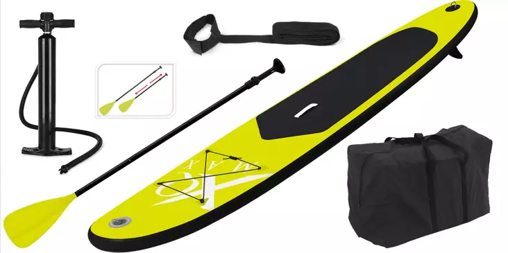 Sup-lauta 285 lime Xqmax P=C3=A4=C3=A4kuva + varusteet - Sup-laudat - 8719407080981 - 1