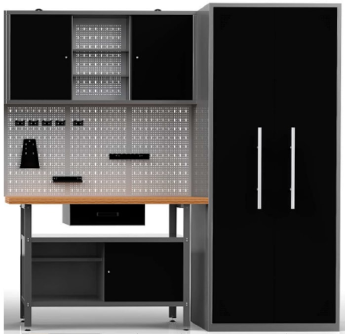 Timco Pro+ 210x60x200cm työkalukaapisto - Varastohyllyt ja -laatikot - 6438014332451 - 1