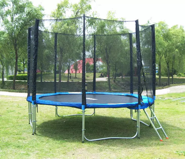 Trampoliini 426 cm turvaverkolla - Trampoliinit - 6438168106571 - 1