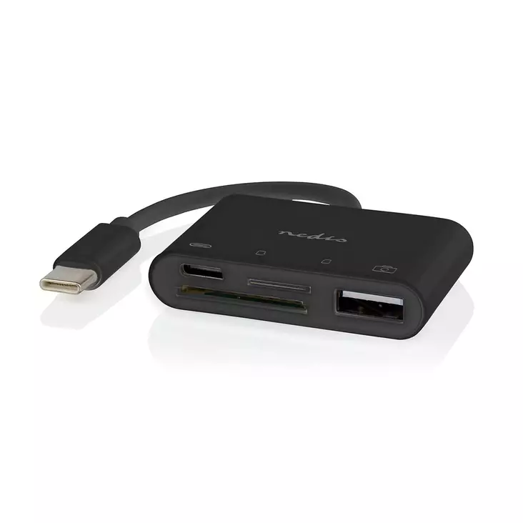 USB-keskitin | 1x USB-C | 1x USB A / 1x USB-C | 4-Porttinen port(s) | USB 2.0 | USB Virta | SD & MicroSD - Tietokone ja verkko - 5412810416011 - 1