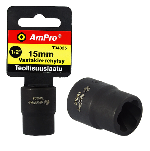 Vastakierrehylsy 1/2" 15mm - Hylsyt ja adapterit - 795609343251 - 1